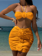Subtly Elegant Bathing Suit with a Refined Vintage Look