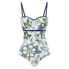 Subtly Elegant Bathing Suit with a Refined Vintage Look