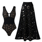 Subtly Elegant Bathing Suit with a Refined Vintage Look