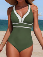 Casually Elegant Swimsuit with a Refined Edge