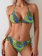 Subtly Elegant Bikini with a Refined Vintage Look