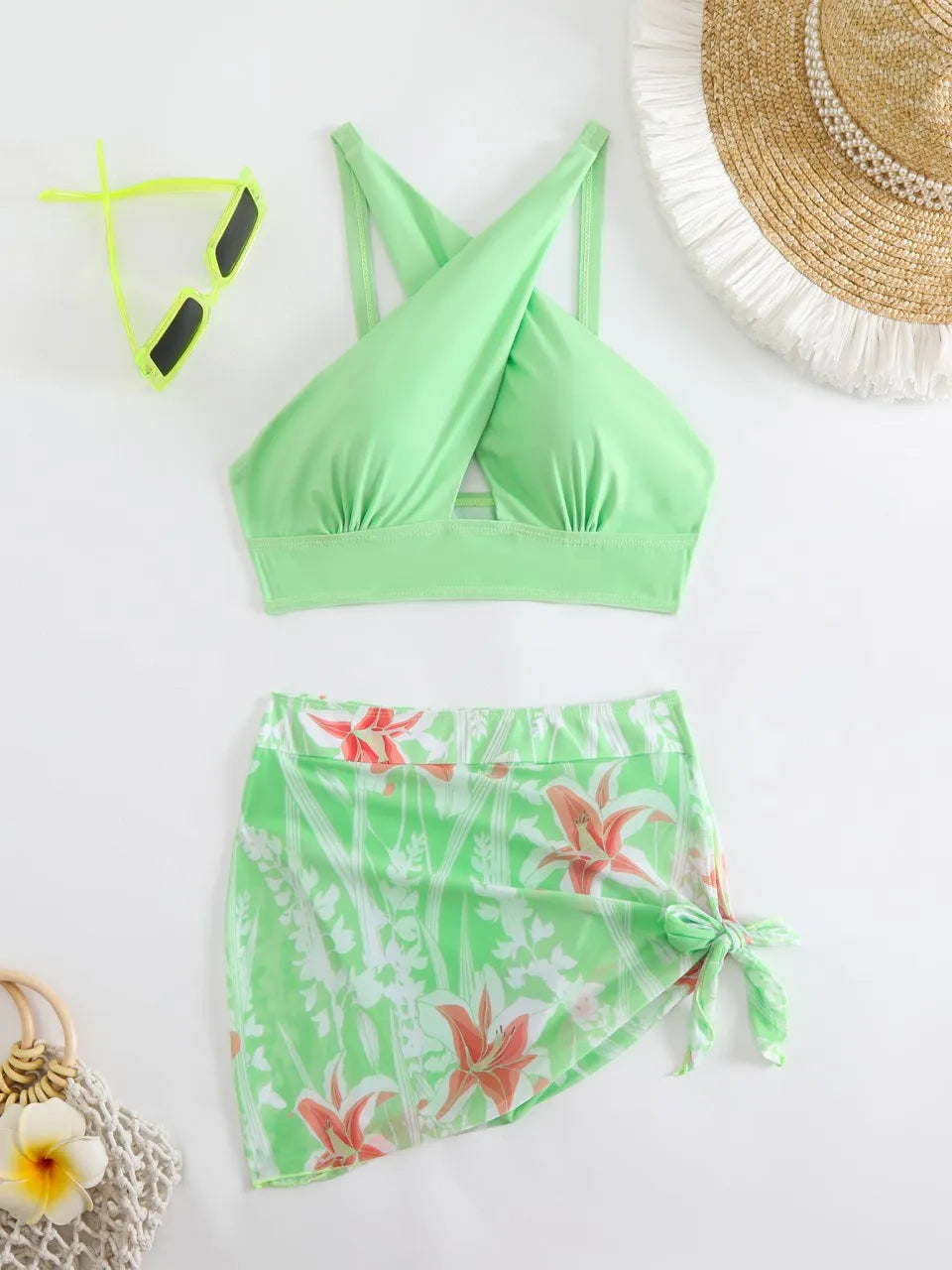 Subtly Elegant Bikini with a Refined Vintage Look