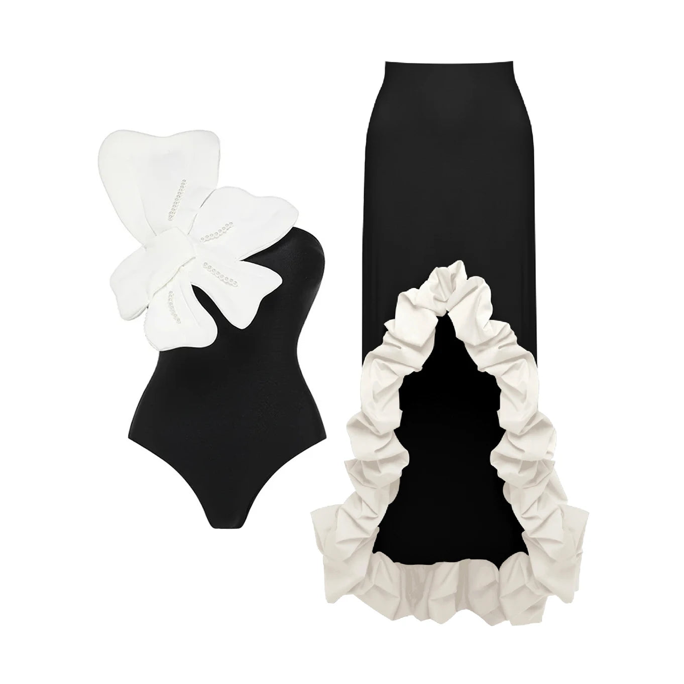 Casually Elegant Bathing Suit with a Refined Edge