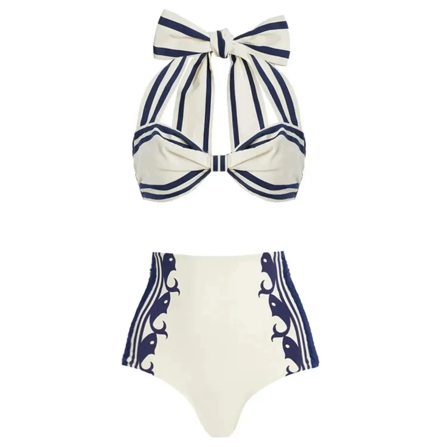 Classic Vintage Bathing Suit with a Flattering Fit
