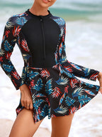 Casually Elegant Swimsuit with a Refined Edge