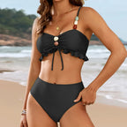 Subtly Elegant Bathing Suit with a Refined Vintage Look