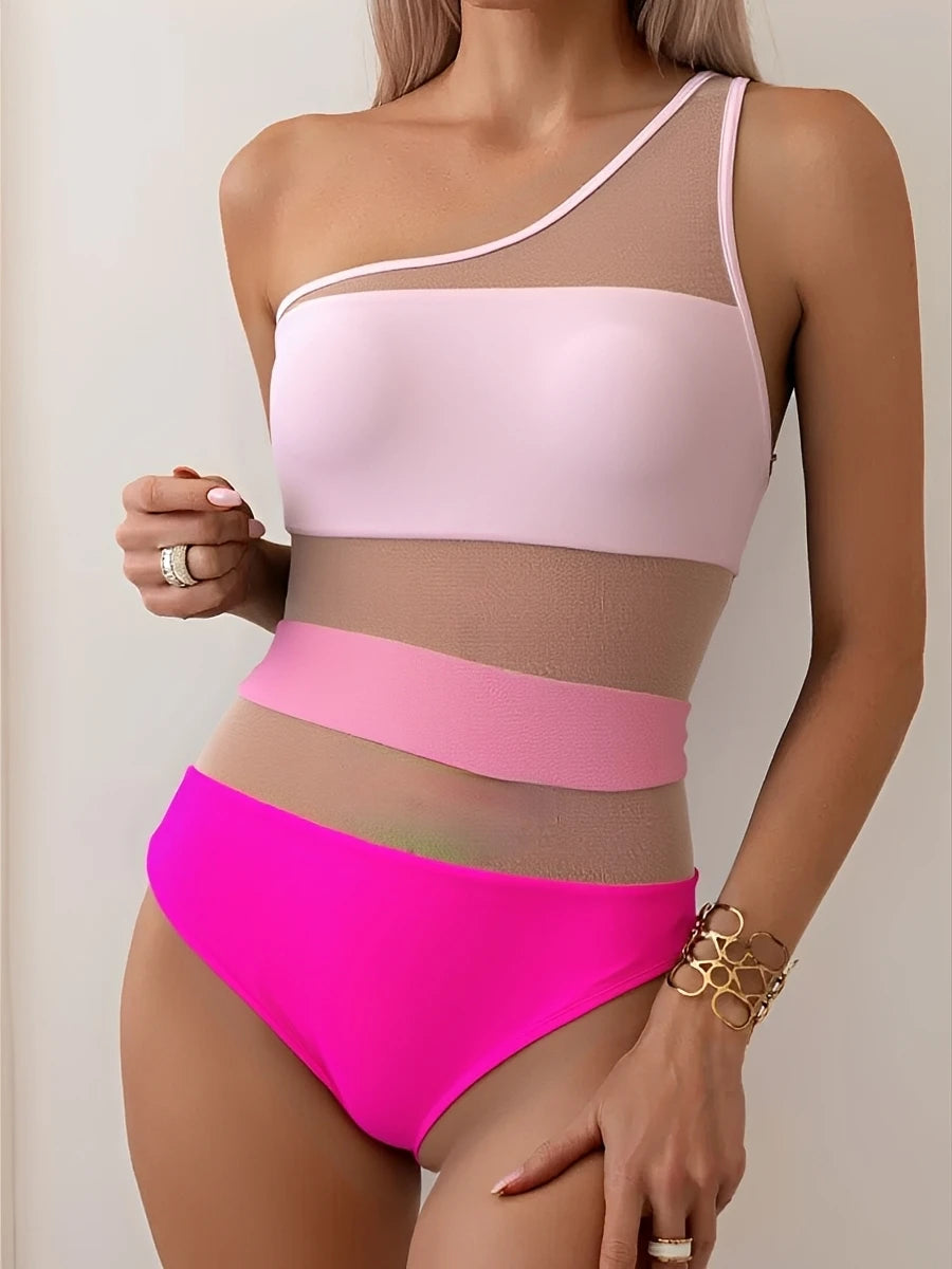 Subtly Elegant Swimsuit with a Refined Vintage Look