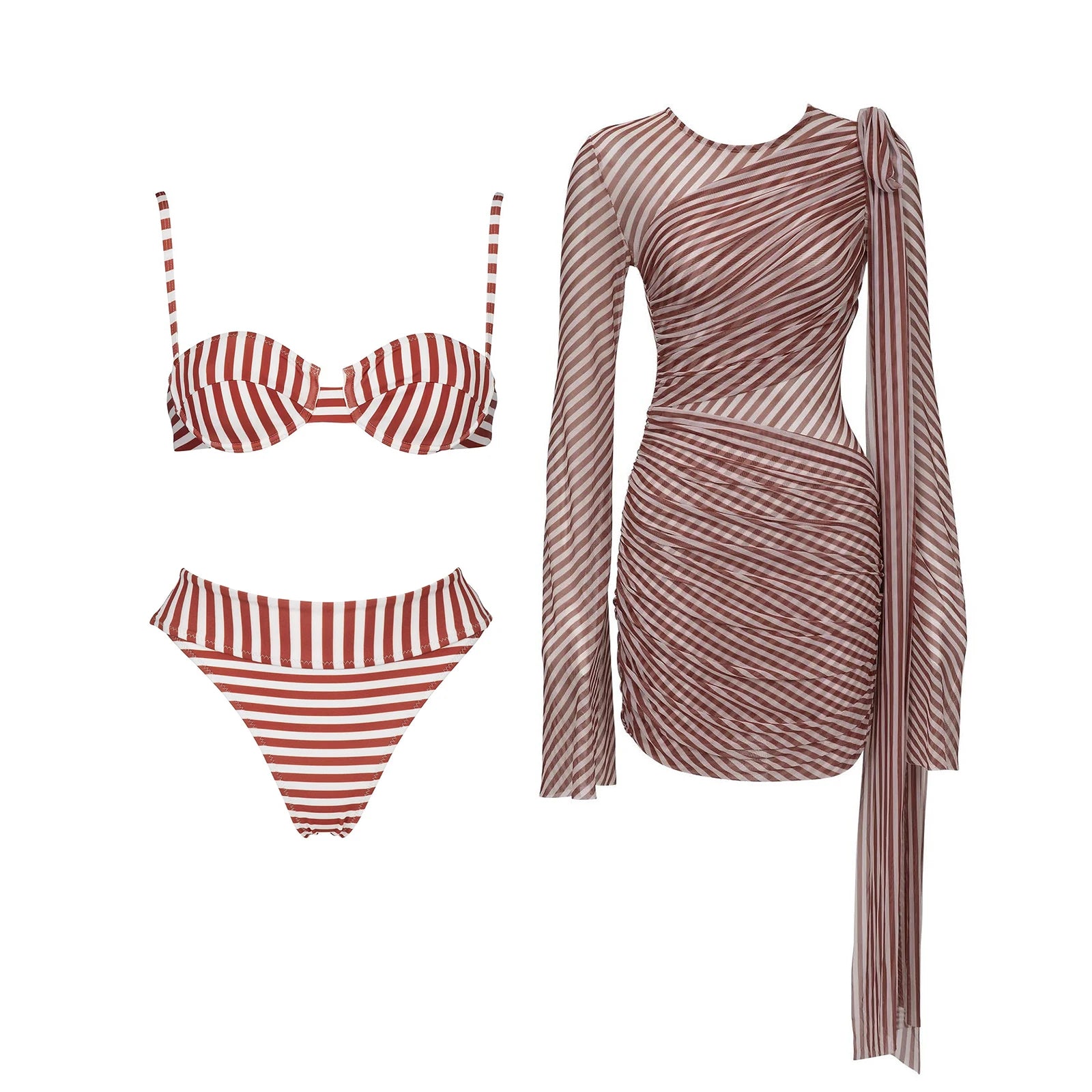 Subtly Elegant Swimsuit with a Refined Vintage Look