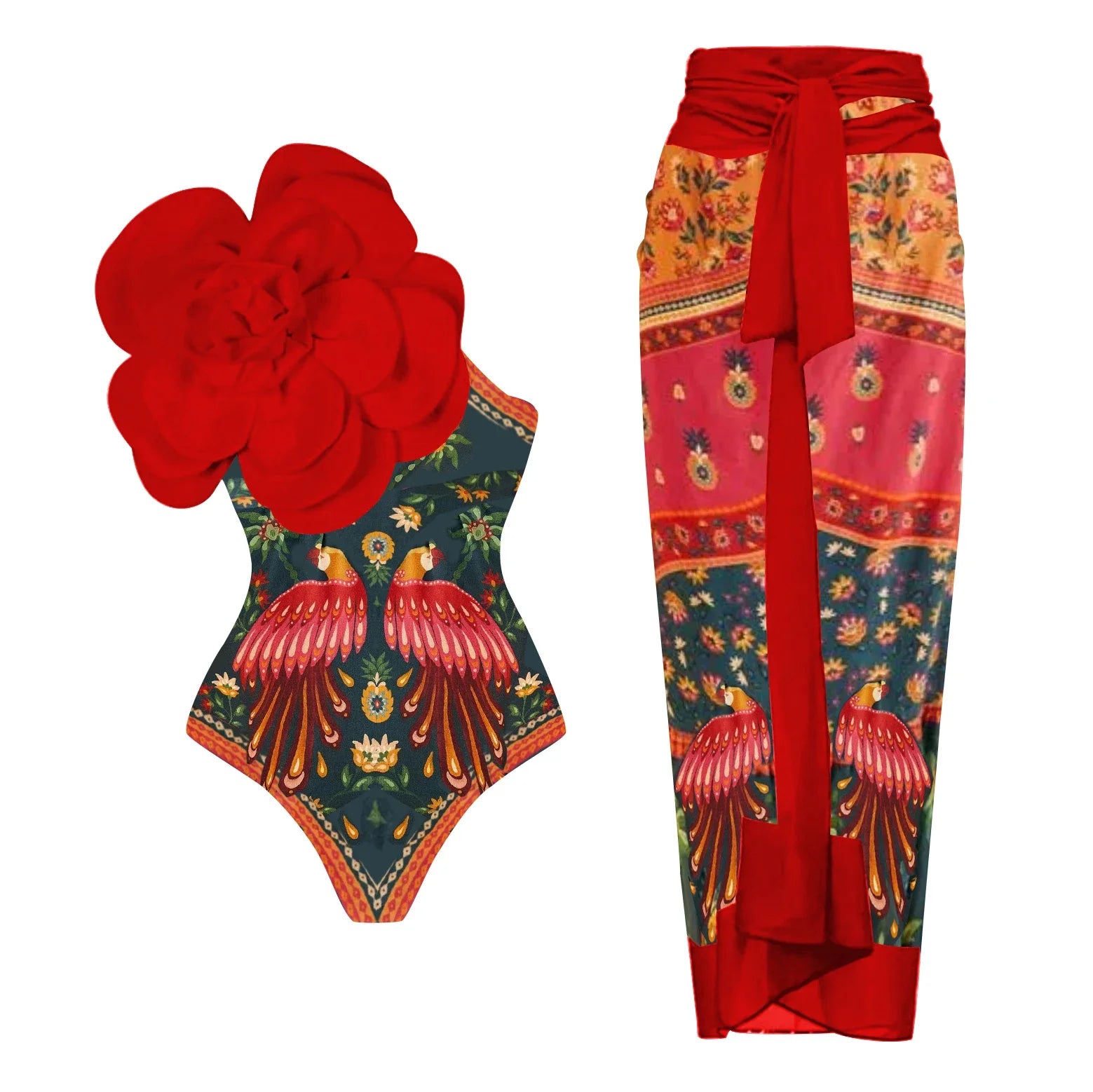 Classic Vintage Bathing Suit with a Flattering Fit