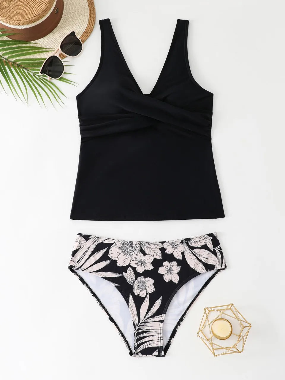 Casually Elegant Swimsuit with a Refined Edge