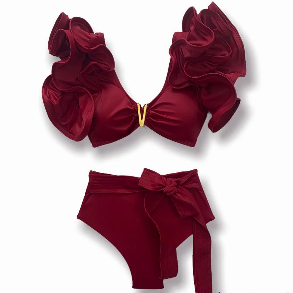 Casually Elegant Bathing Suit with a Refined Edge
