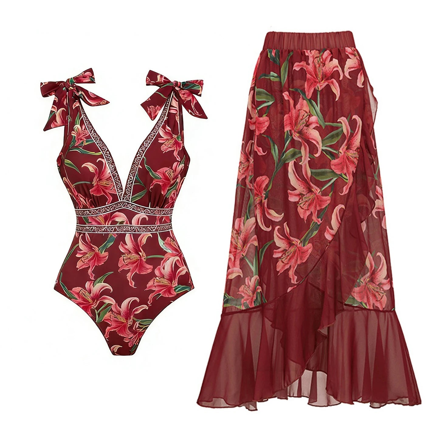 Sophisticated Bathing Suit with a Clean Classic Look