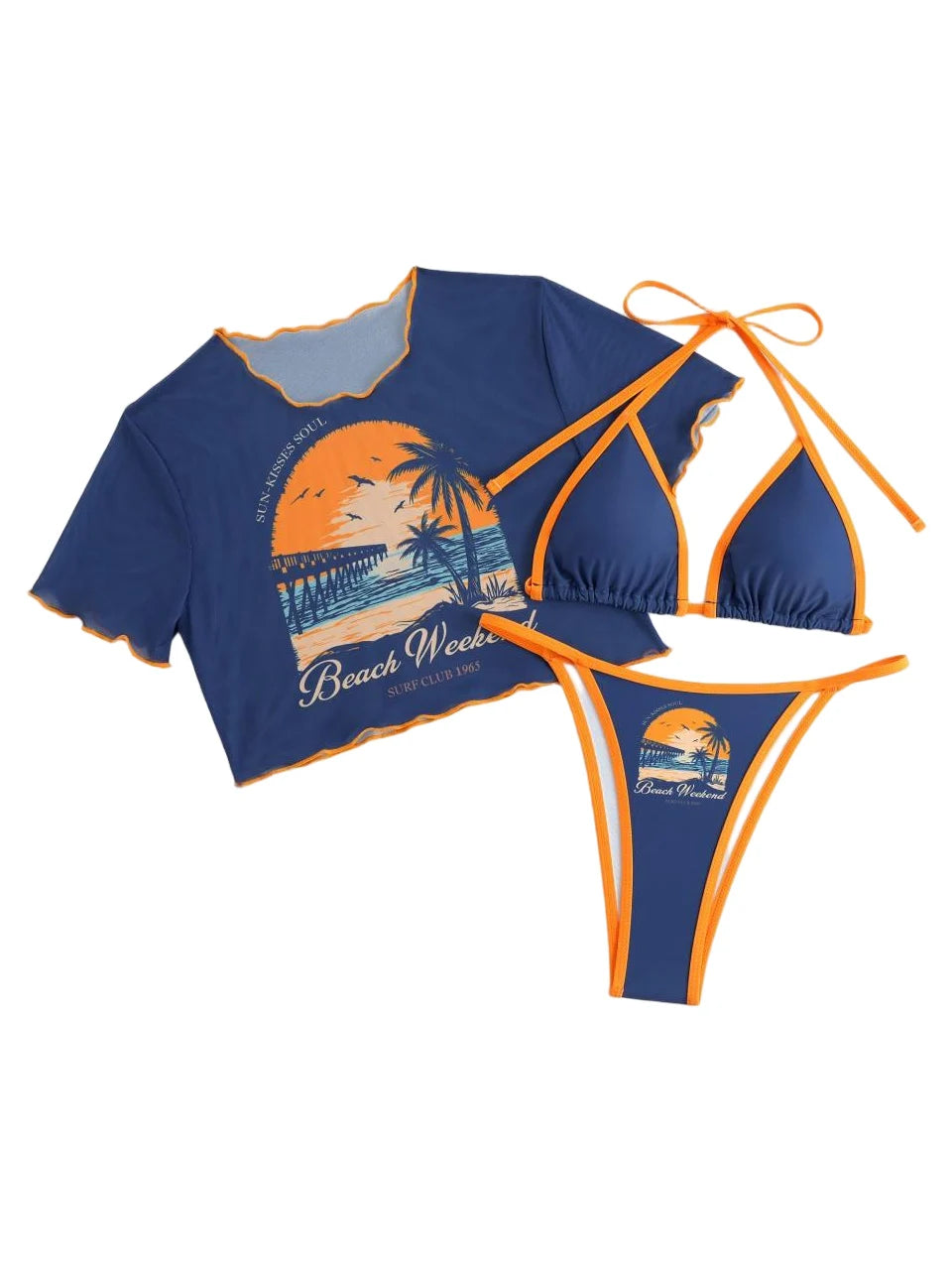 Vintage Inspired Bikini with a Contemporary Edge