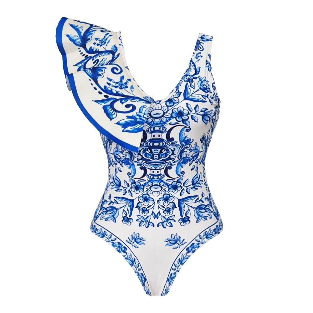 Vintage Inspired Bathing Suit with a Contemporary Edge