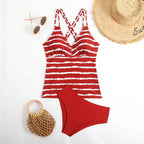 Subtly Elegant Swimsuit with a Refined Vintage Look
