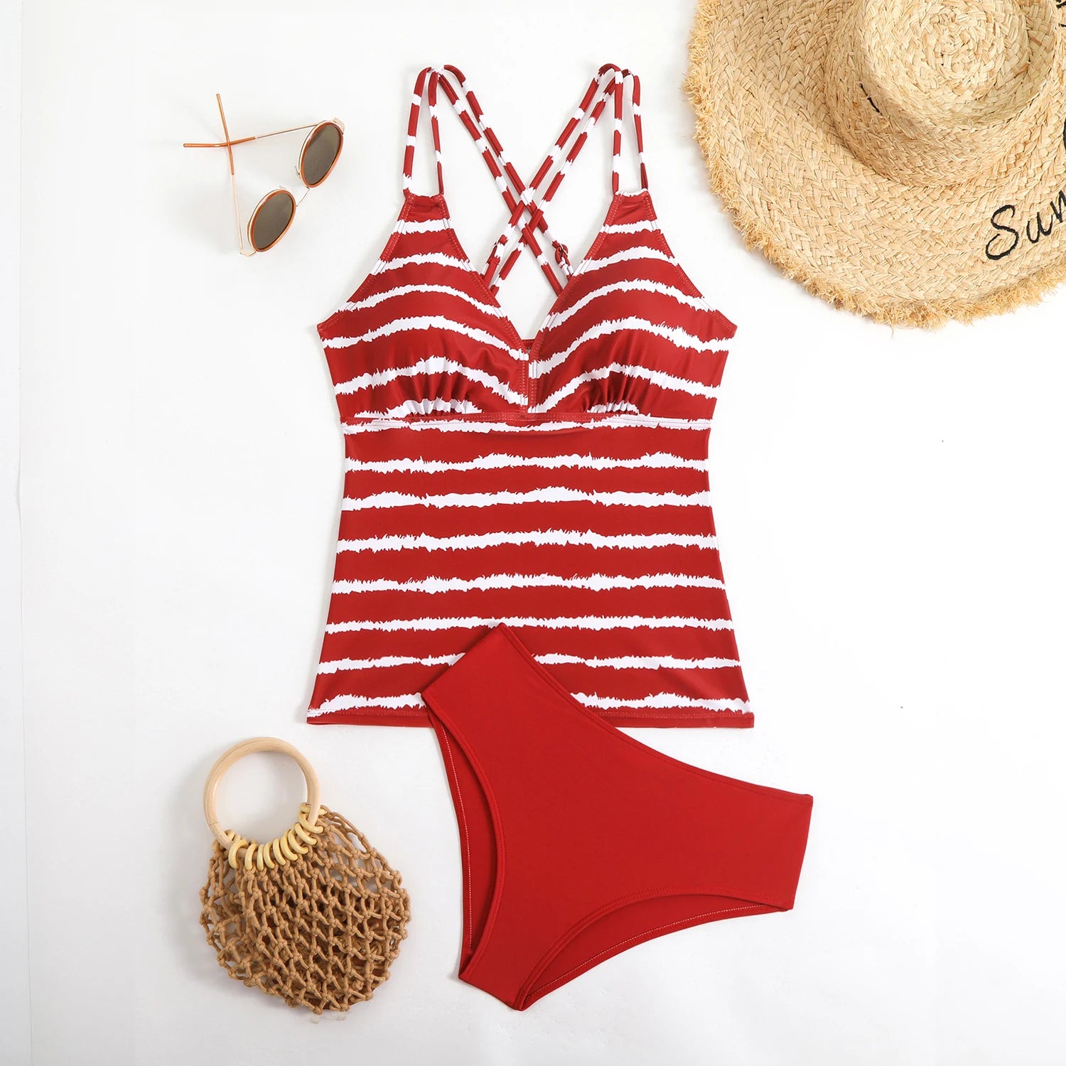 Subtly Elegant Swimsuit with a Refined Vintage Look