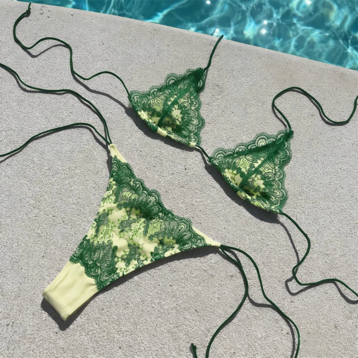 Finely Styled Bathing Suit with a Classic Vintage Look