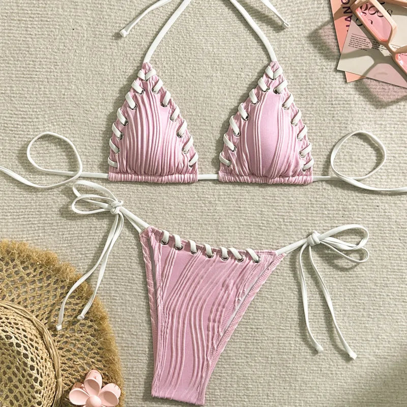 Vintage Inspired Bathing Suit with a Contemporary Edge