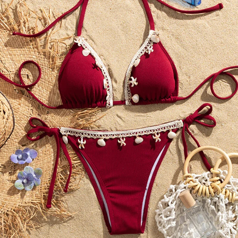 Casually Elegant Bathing Suit with a Refined Edge
