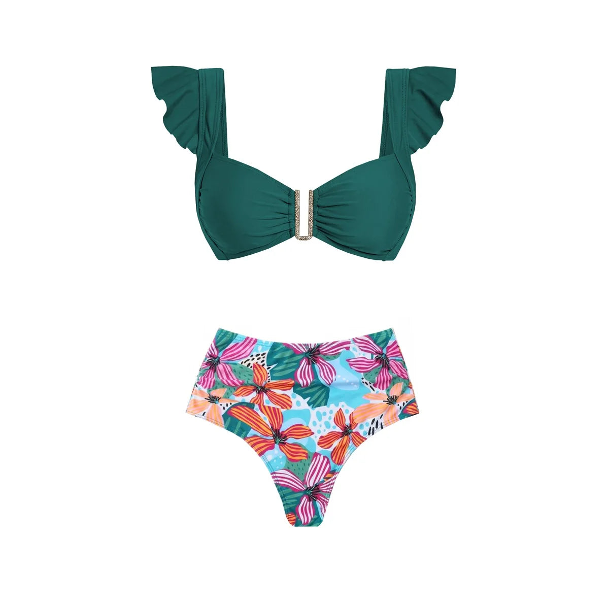 Vintage Inspired Bathing Suit with a Contemporary Edge