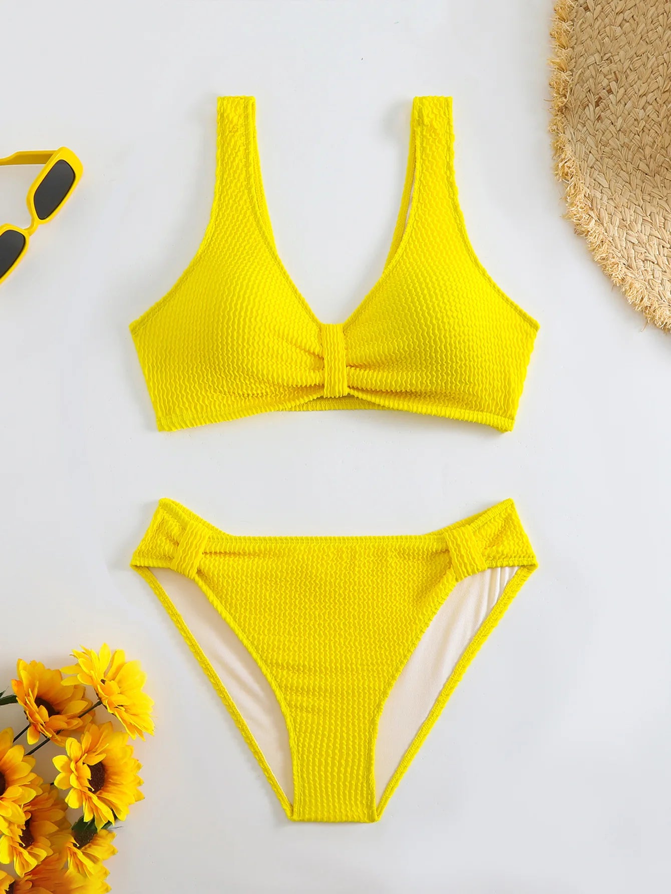 Vintage Inspired Bathing Suit with a Contemporary Edge