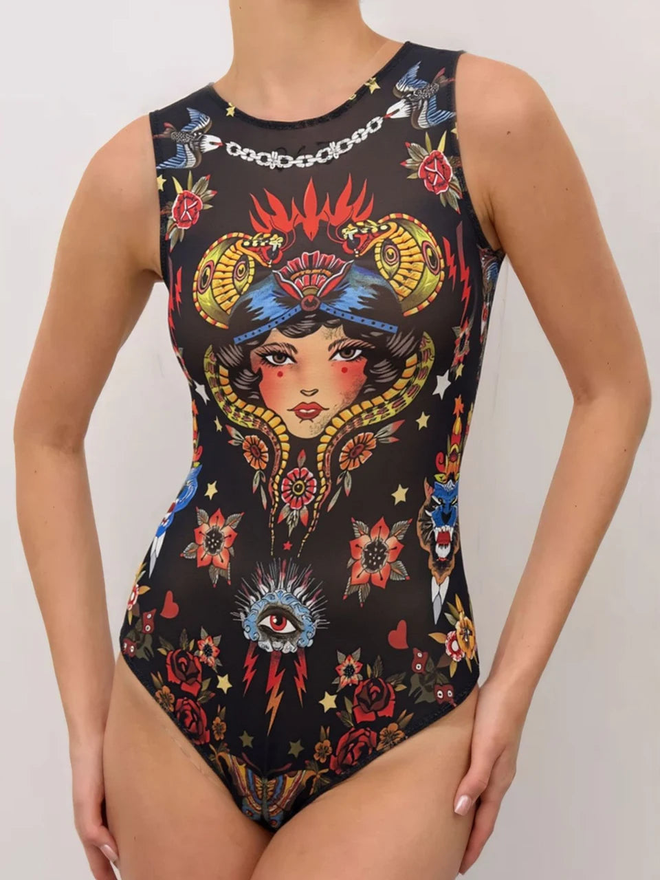Classic Vintage Swimsuit with a Flattering Fit