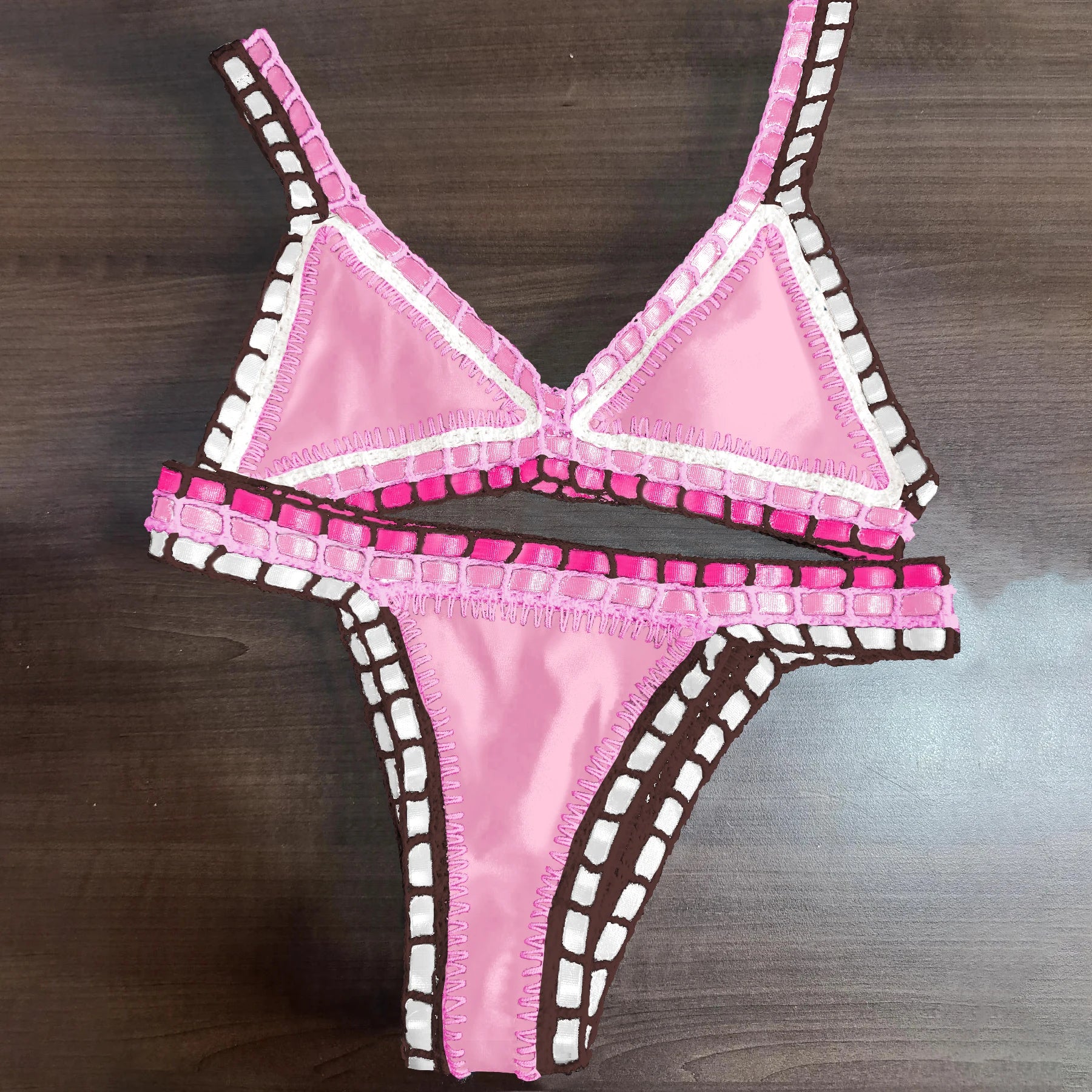 Vintage Inspired Bathing Suit with a Contemporary Edge