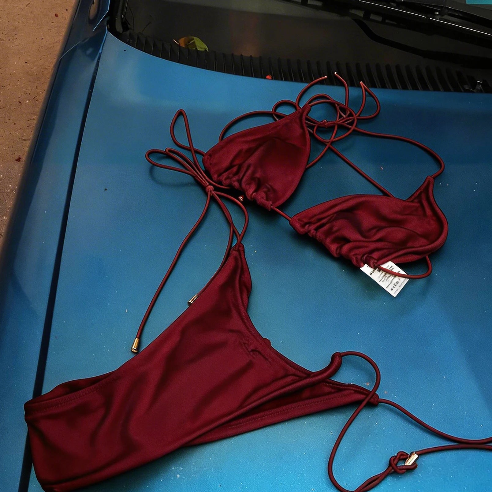 Finely Styled Bathing Suit with a Classic Vintage Look