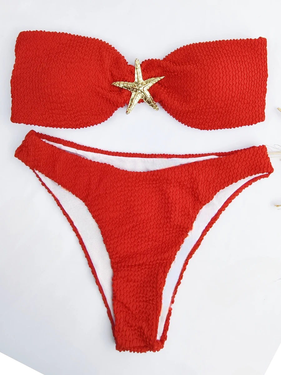 Vintage Inspired Bikini with a Contemporary Edge