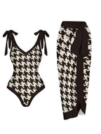 Subtly Elegant Bathing Suit with a Refined Vintage Look