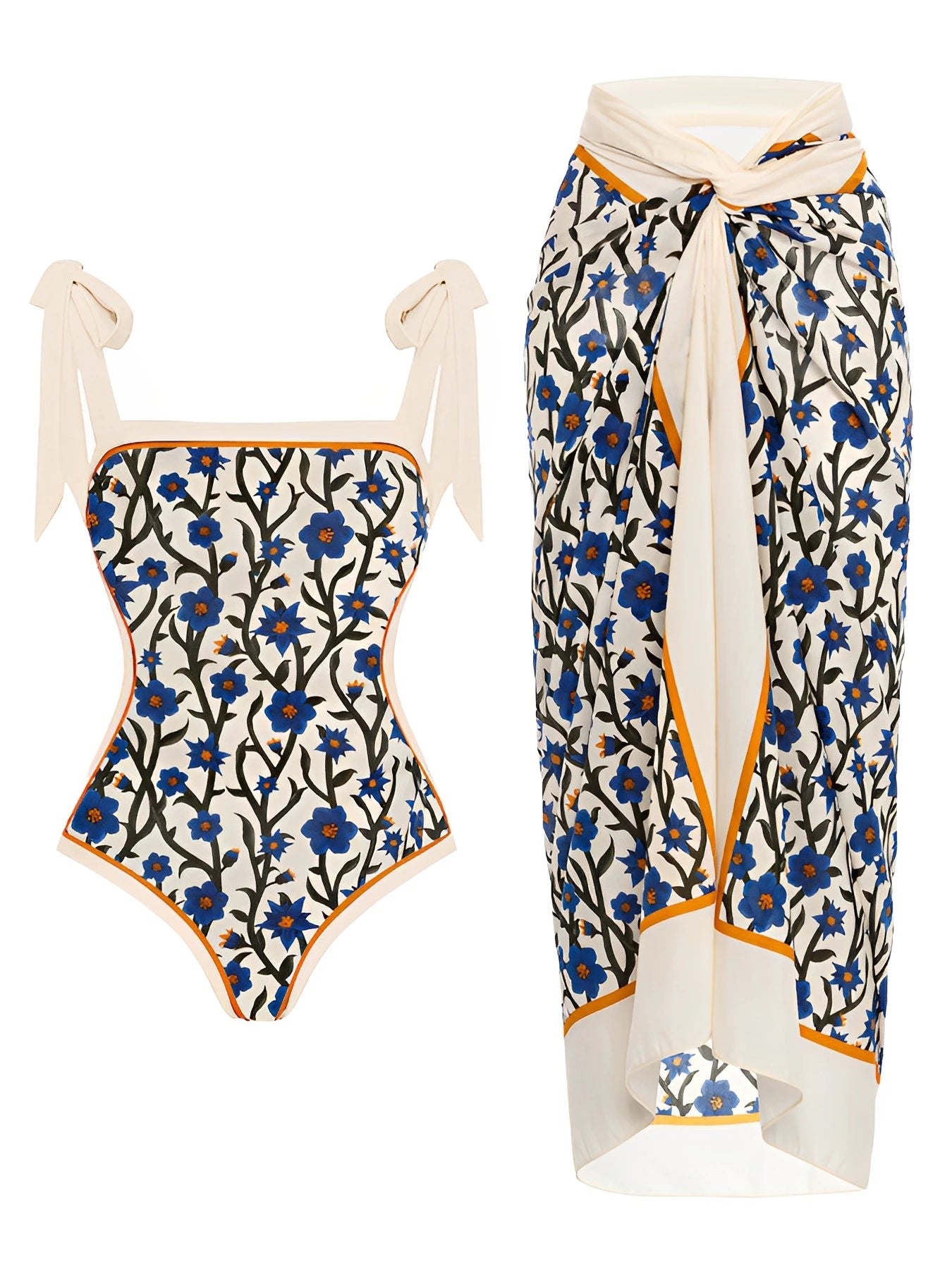 Casually Elegant Swimsuit with a Refined Edge