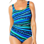 Subtly Elegant Bathing Suit with a Refined Vintage Look