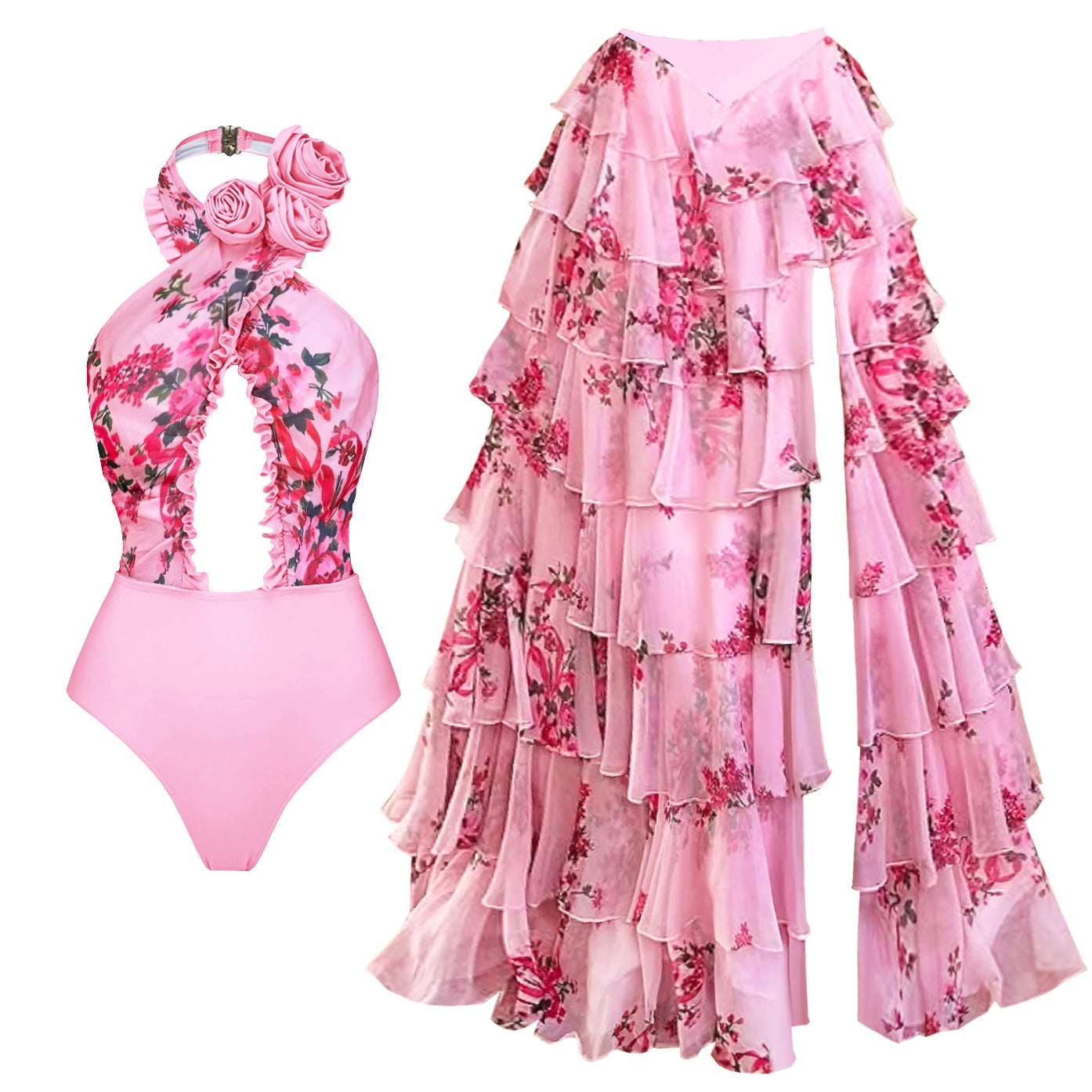 Vintage Inspired Bathing Suit with a Contemporary Edge