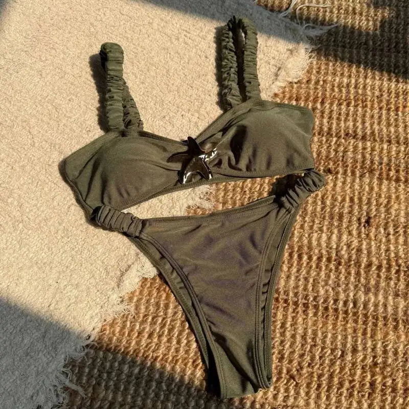 Finely Styled Bathing Suit with a Classic Vintage Look