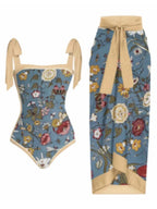 Subtly Elegant Swimsuit with a Refined Vintage Look
