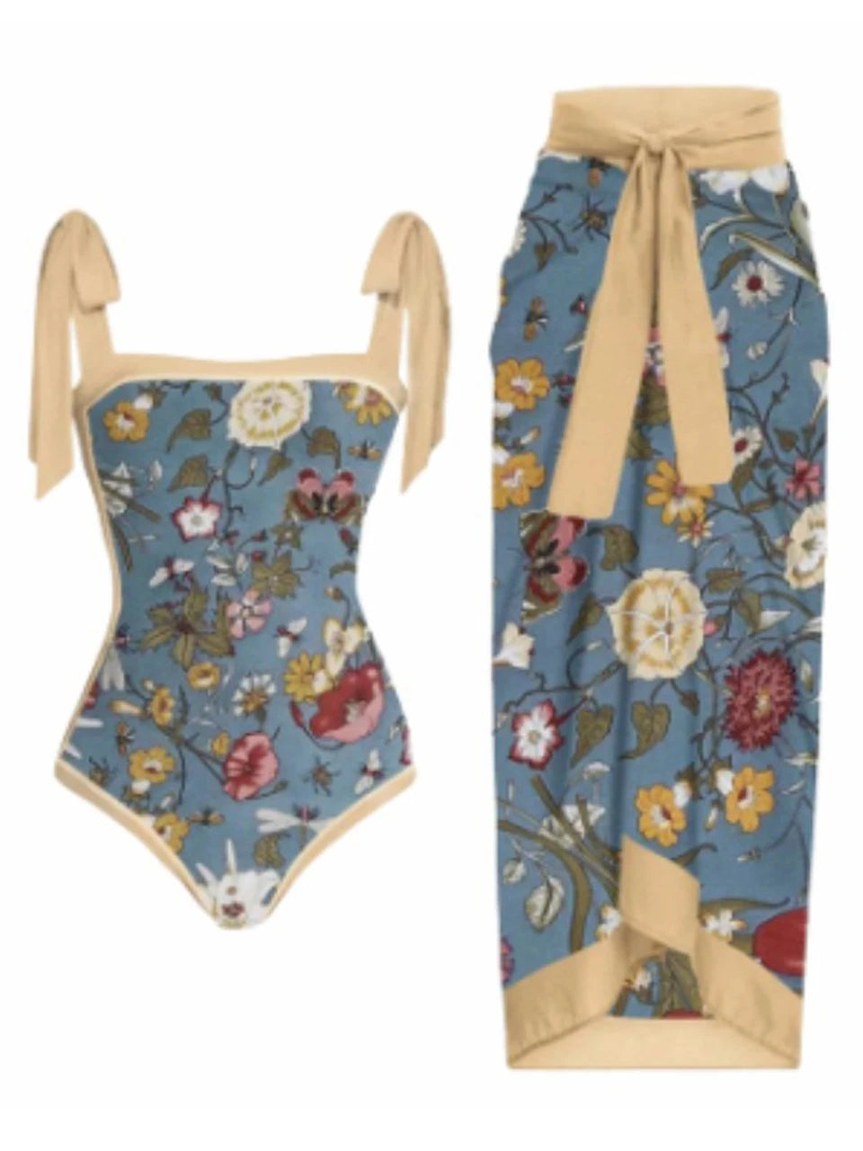 Subtly Elegant Swimsuit with a Refined Vintage Look