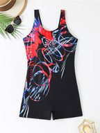 Subtly Elegant Swimsuit with a Refined Vintage Look