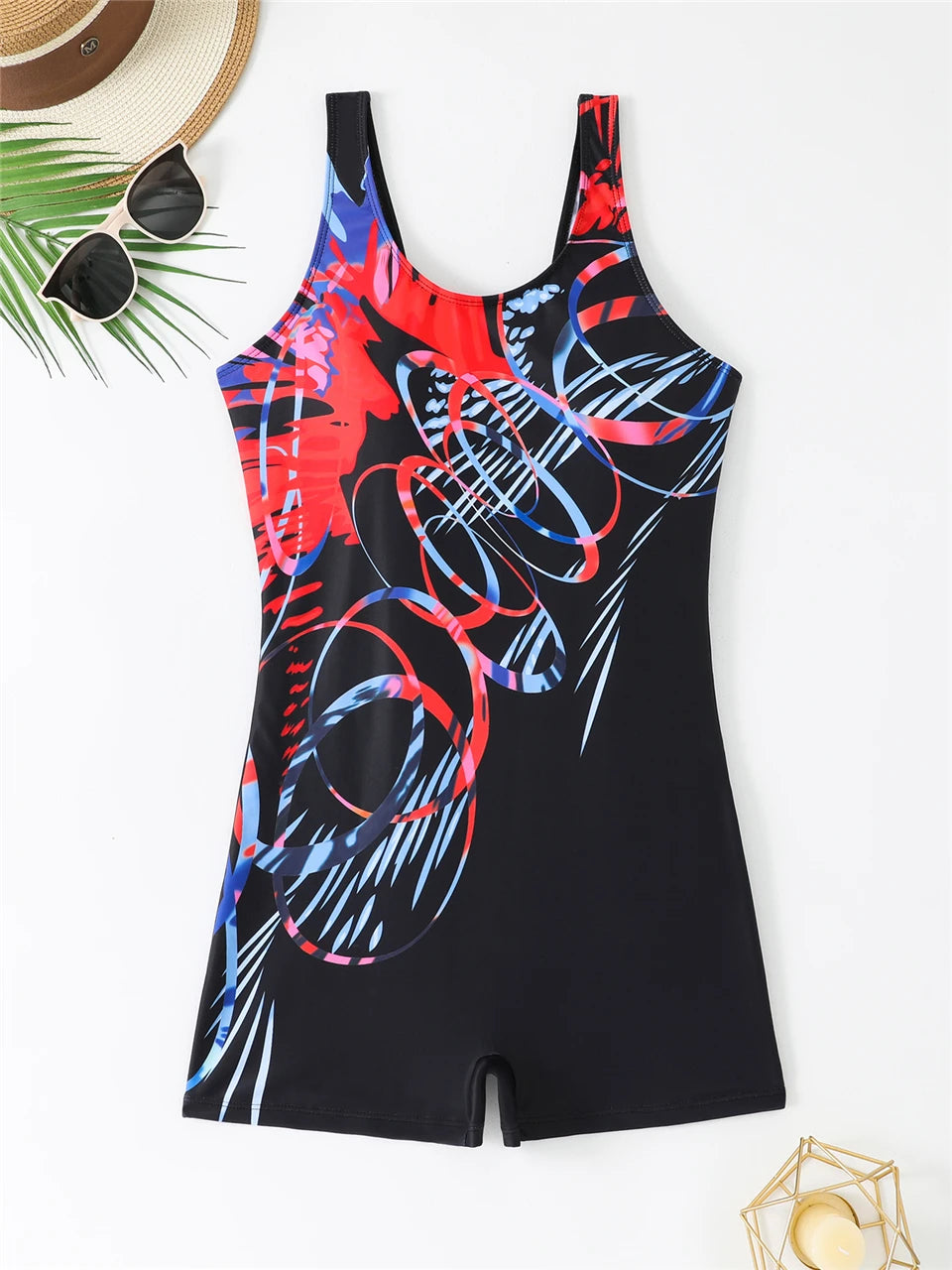 Subtly Elegant Swimsuit with a Refined Vintage Look