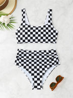 Finely Styled Bathing Suit with a Classic Vintage Look