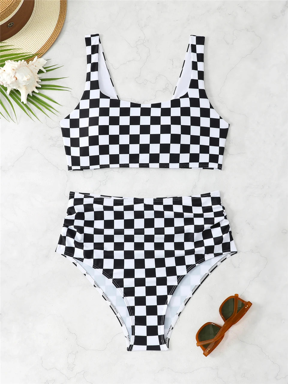Finely Styled Bathing Suit with a Classic Vintage Look
