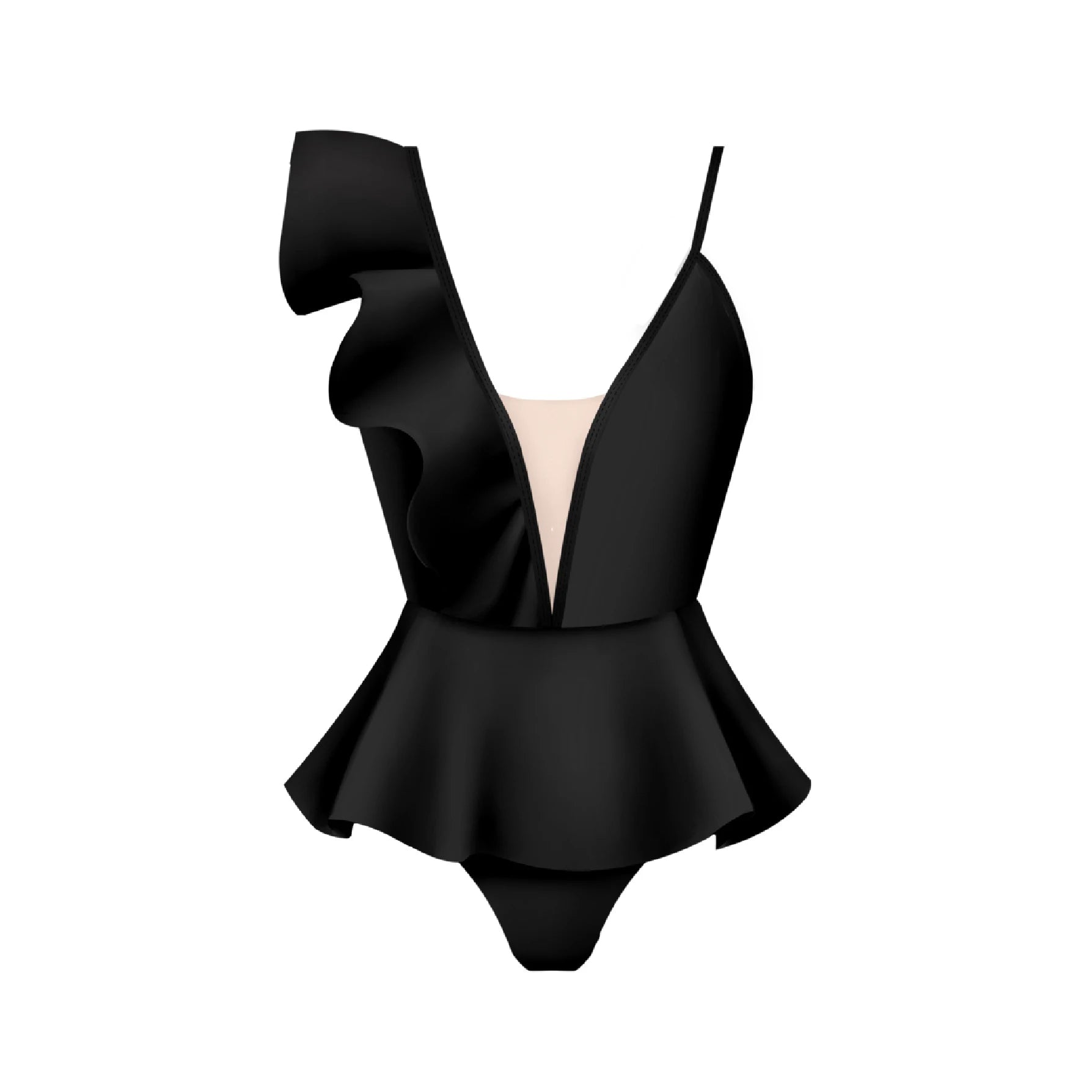 Classic Vintage Swimsuit with a Flattering Fit