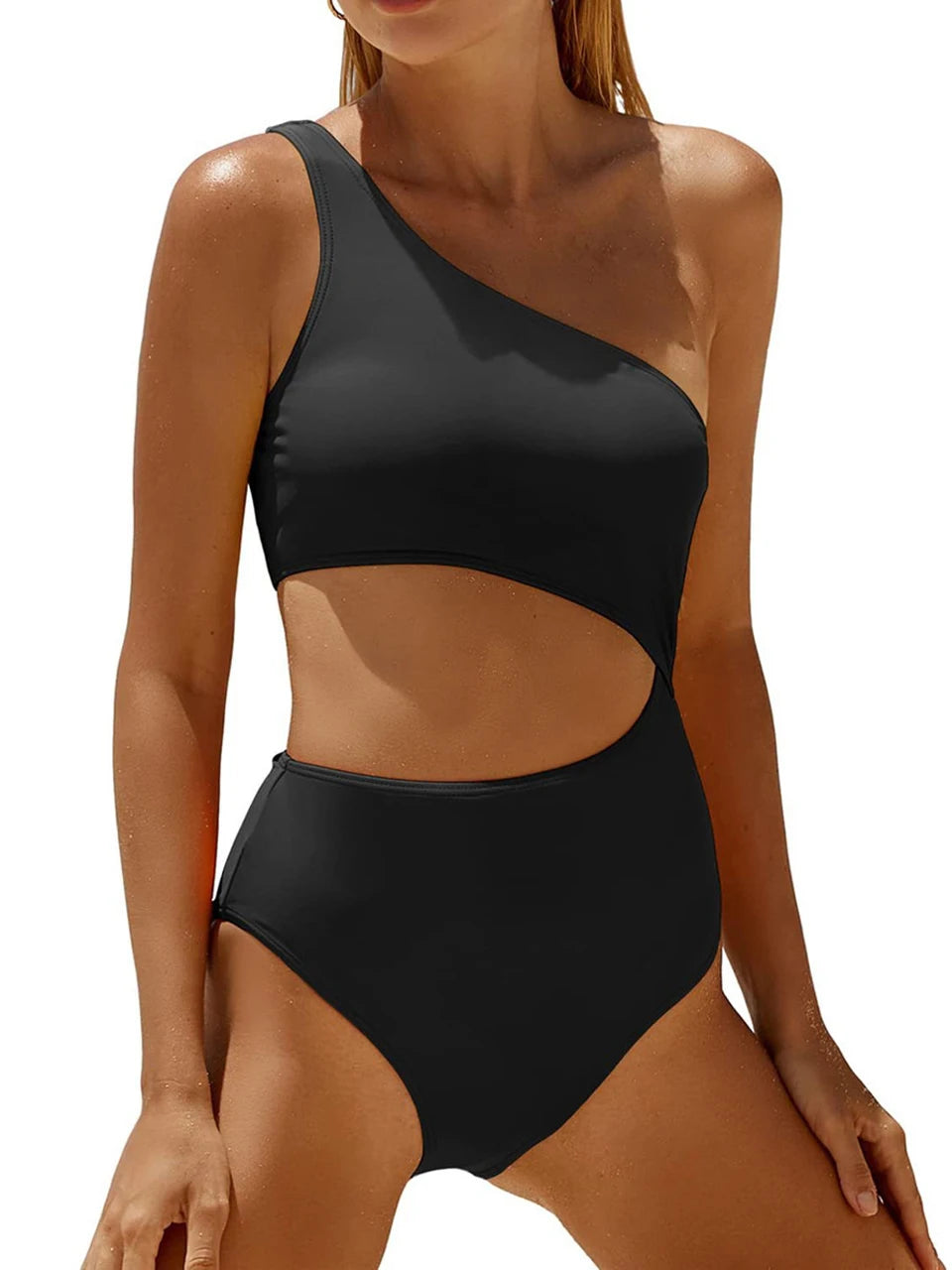 Subtly Elegant Swimsuit with a Refined Vintage Look
