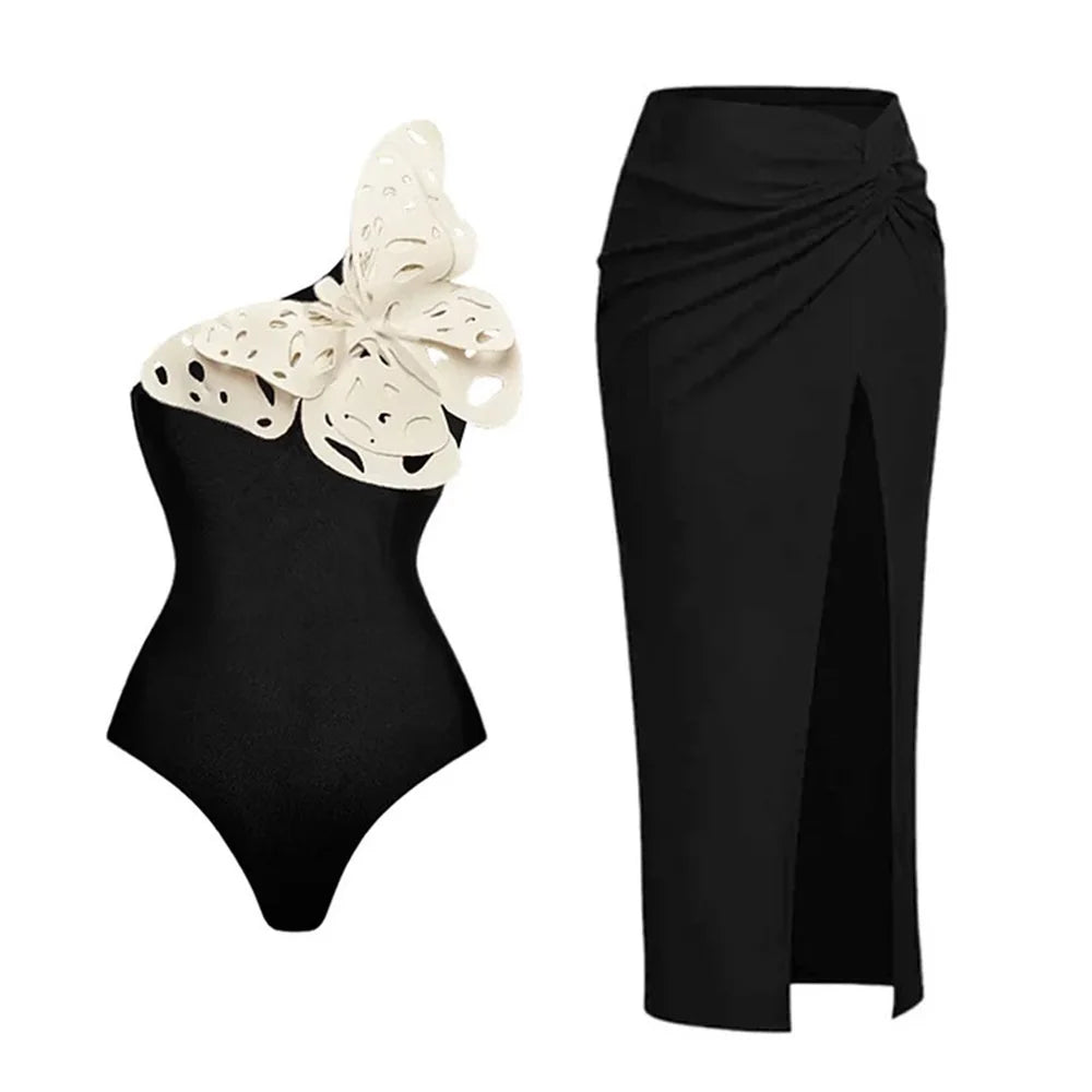 Casually Elegant Bathing Suit with a Refined Edge