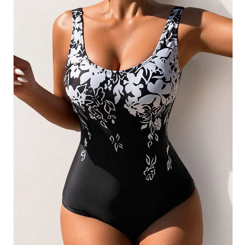 Effortlessly Elegant Bathing Suit with a Timeless Design