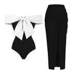 Finely Styled Bathing Suit with a Classic Vintage Look