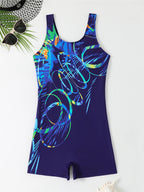 Subtly Elegant Swimsuit with a Refined Vintage Look