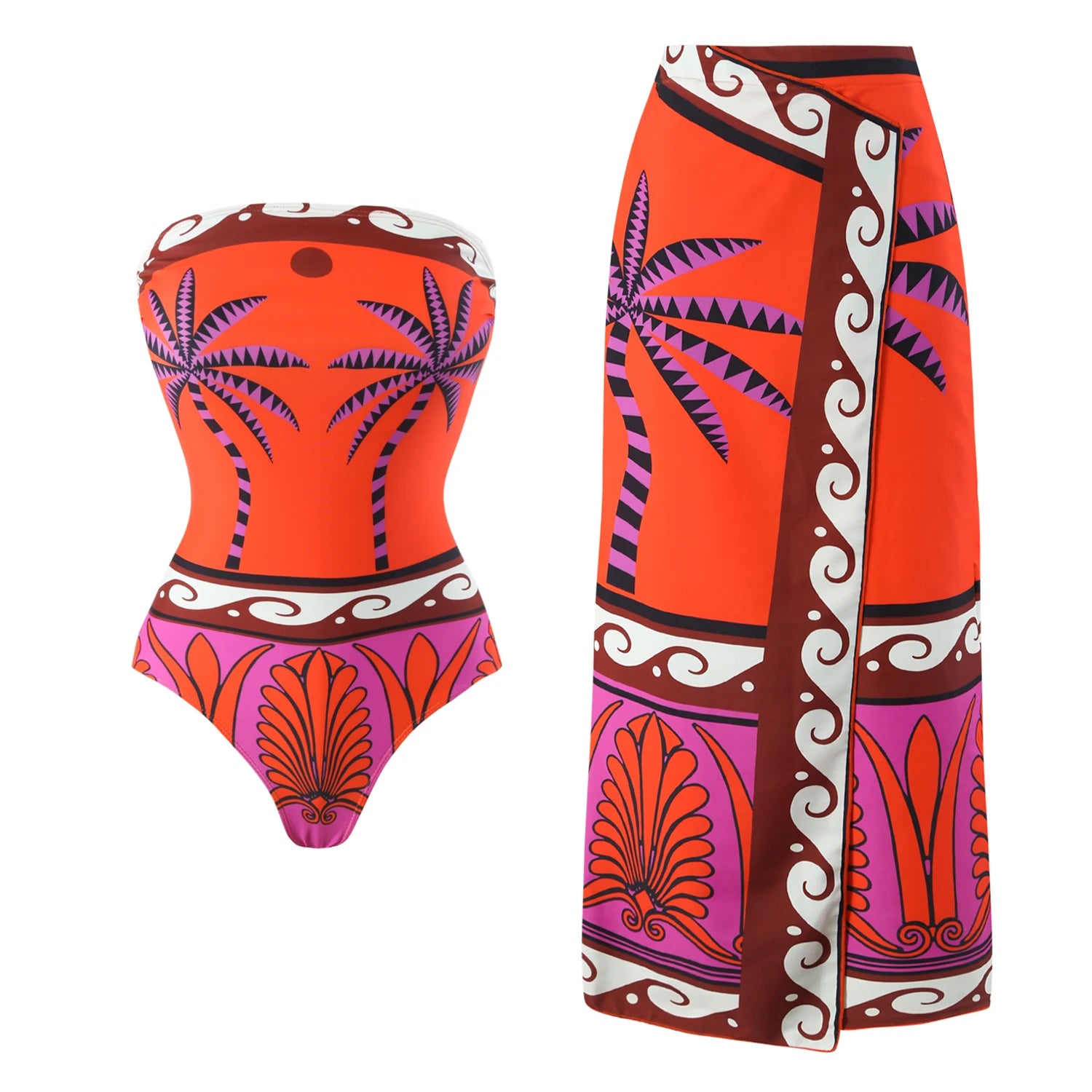 Finely Styled Bathing Suit with a Classic Vintage Look