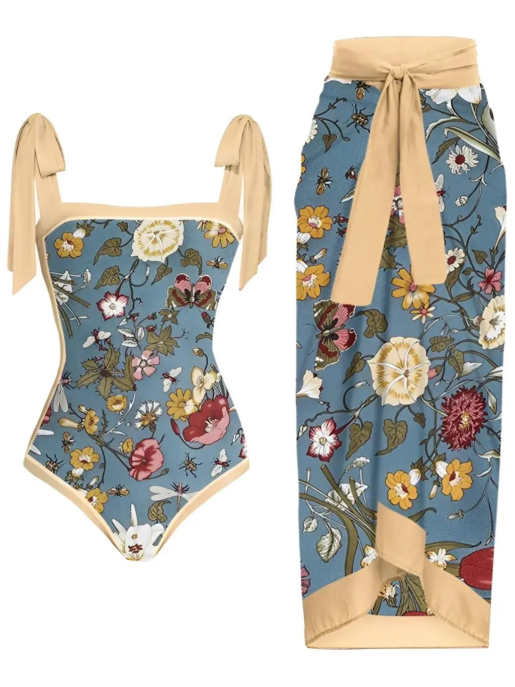 Casually Elegant Swimsuit with a Refined Edge
