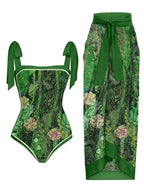 Casually Elegant Swimsuit with a Refined Edge