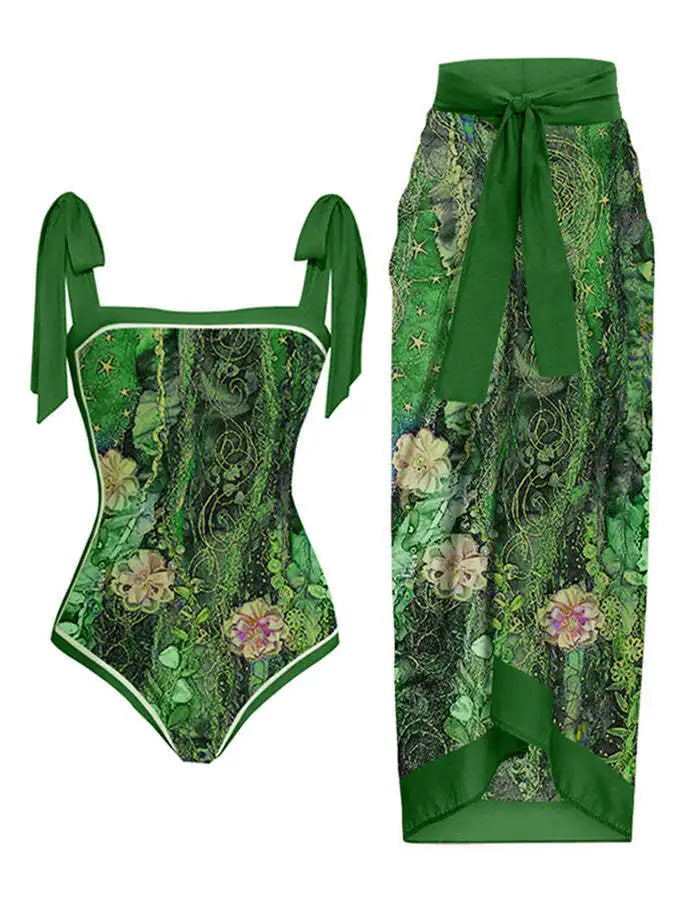 Casually Elegant Swimsuit with a Refined Edge
